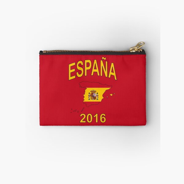 Item preview, ESPAÑA 2016 - Spain Country Map Outline with Spanish Flag as Background - Yellow on Red designed and sold by ramiro.