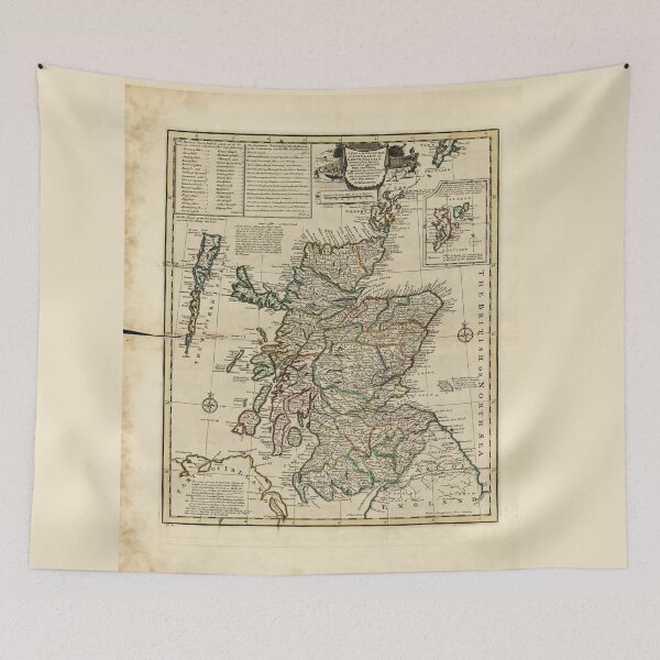 Item preview, Map of Scotland by Emanuel Bowen (1752) designed and sold by allhistory.