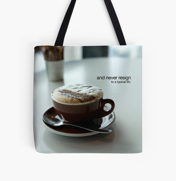 never resign All Over Print Tote Bag