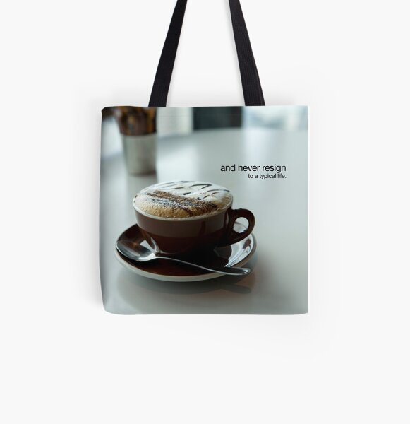 never resign All Over Print Tote Bag