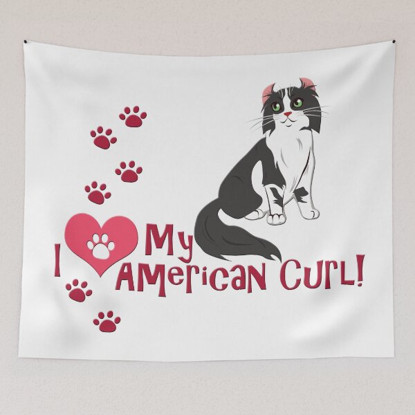 Item preview, I Love My American Curl! designed and sold by TheKohakuDragon.