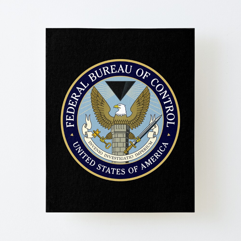 Control Federal Bureau Of Control Logo Colored Art Board Print By Swish Design Redbubble