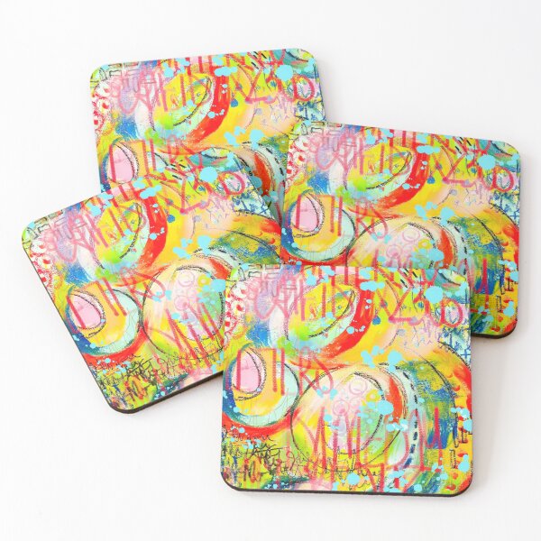 Item preview, Mixed media original abstract art combined with digital design designed and sold by Lanie K Art.