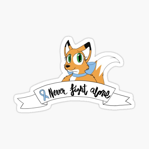 prostate-cancer-female-fox-bow-buddy-sticker-for-sale-by