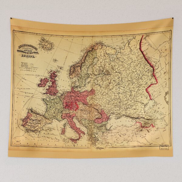 Item preview, Topographical Map of Europe (1871) designed and sold by allhistory.