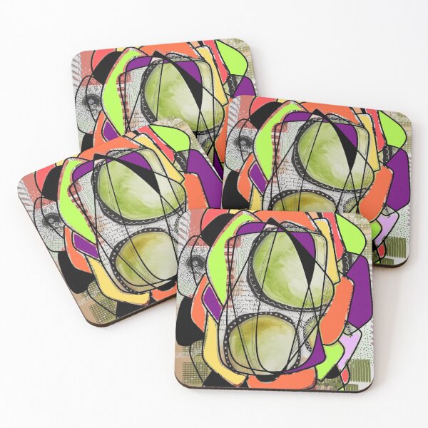 Item preview, Mixed media original abstract art combined with digital design designed and sold by Lanie K Art.