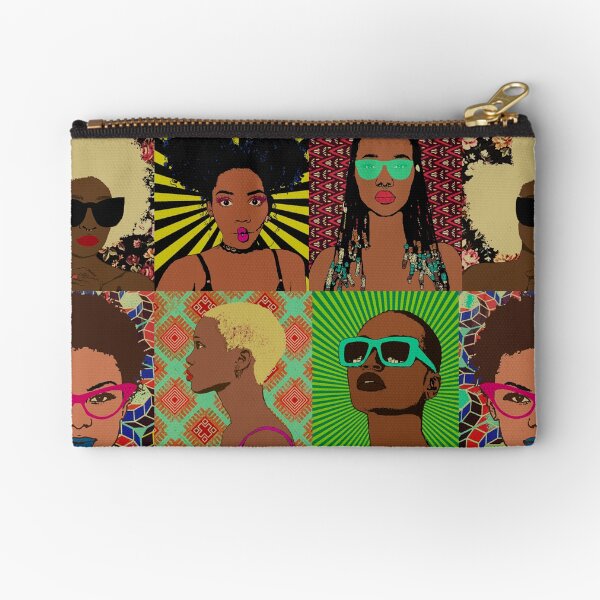 BGM collage Zipper Pouch