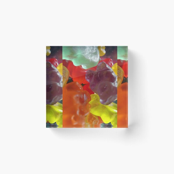 Item preview, Gummy Bear Candy Rainbow Detail Photo, Single and Repeating Image designed and sold by Nicolette Olivier.