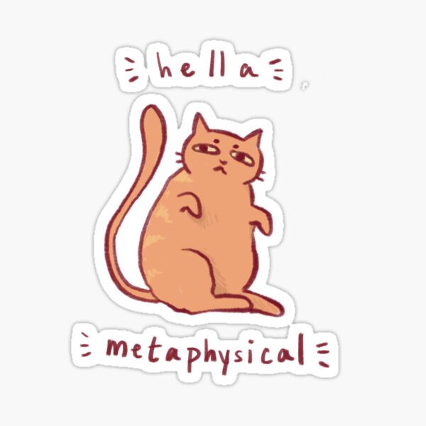 Item preview, hella metaphysical cat designed and sold by seikamoomoo.