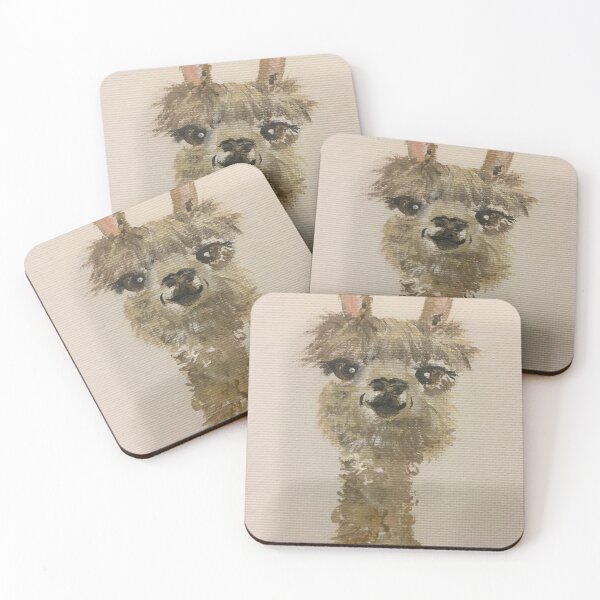 Llama Mama Coasters (Set of 4)