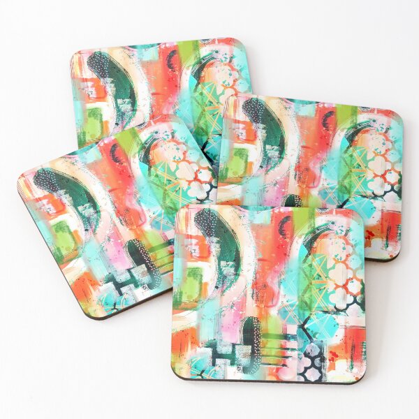 Item preview, Mixed media original abstract art combined with digital design designed and sold by Lanie K Art.