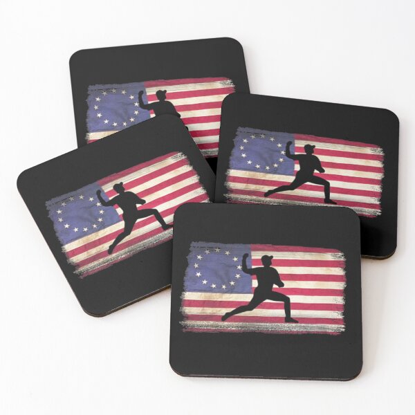 Item preview, All America - Betsy Ross and Baseball  designed and sold by AmericanTeeCo.