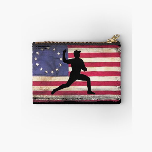 Item preview, All America - Betsy Ross and Baseball  designed and sold by AmericanTeeCo.