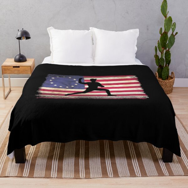 Item preview, All America - Betsy Ross and Baseball  designed and sold by AmericanTeeCo.