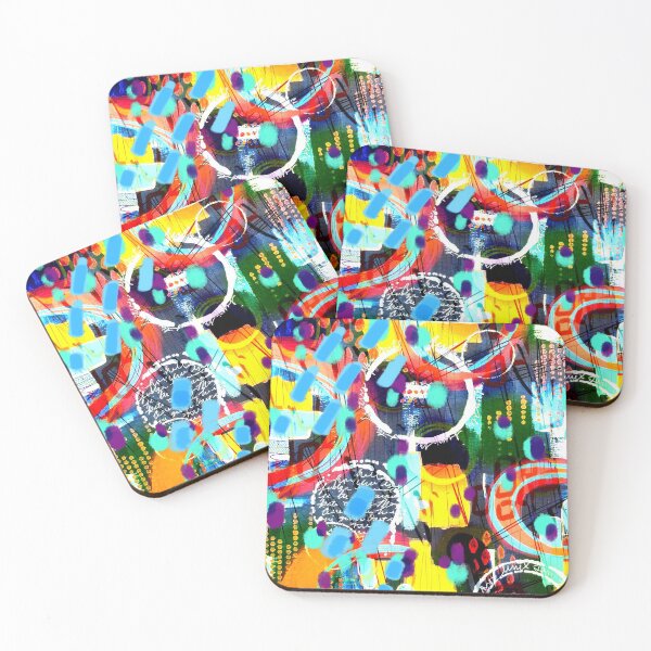 Item preview, Mixed media original abstract art combined with digital design designed and sold by Lanie K Art.