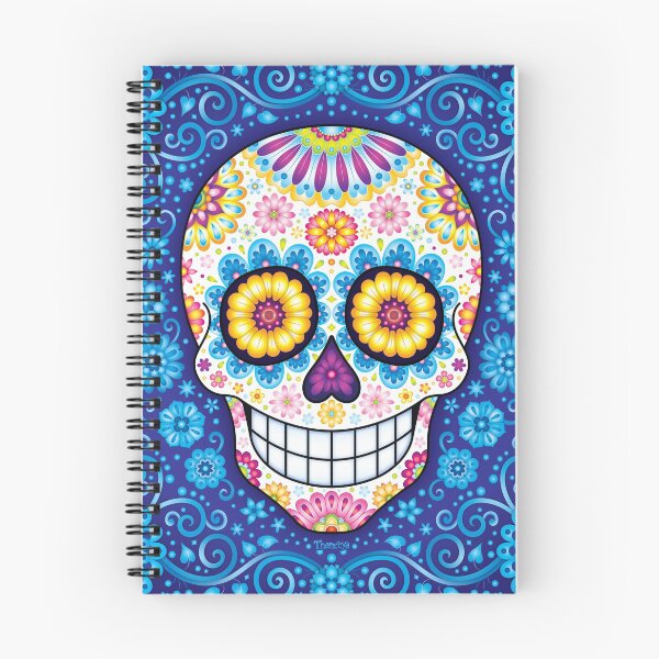 Item preview, Sugar Skull Art - Psychedelic Day of the Dead Skull Art by Thaneeya McArdle designed and sold by Thaneeya McArdle.