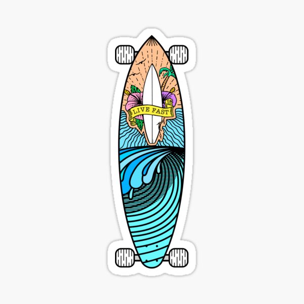 Item preview, Longboard Hawaii designed and sold by Fangpunk.