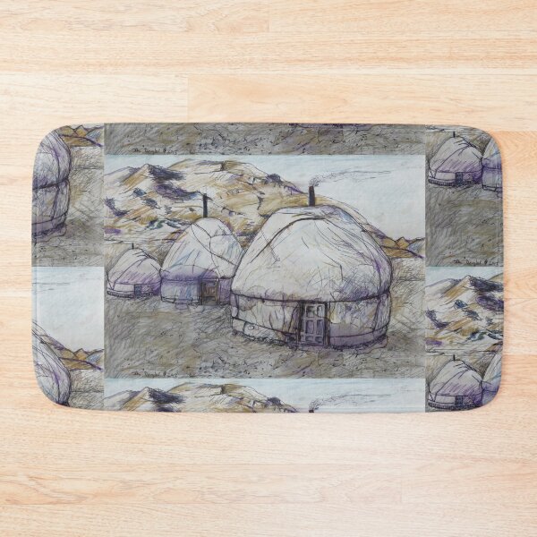 Item preview, Sunrise at the Ger Camp designed and sold by John Douglas.