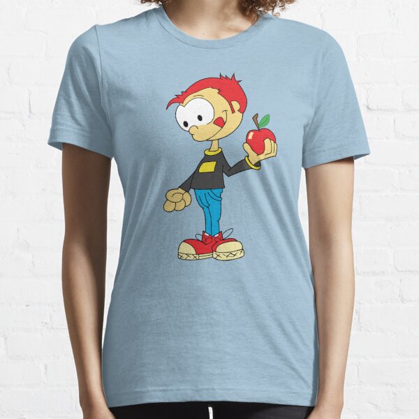 boy with apple t shirt