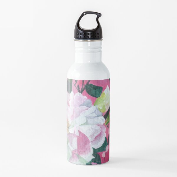 Camellia and Flower Buds Water Bottle