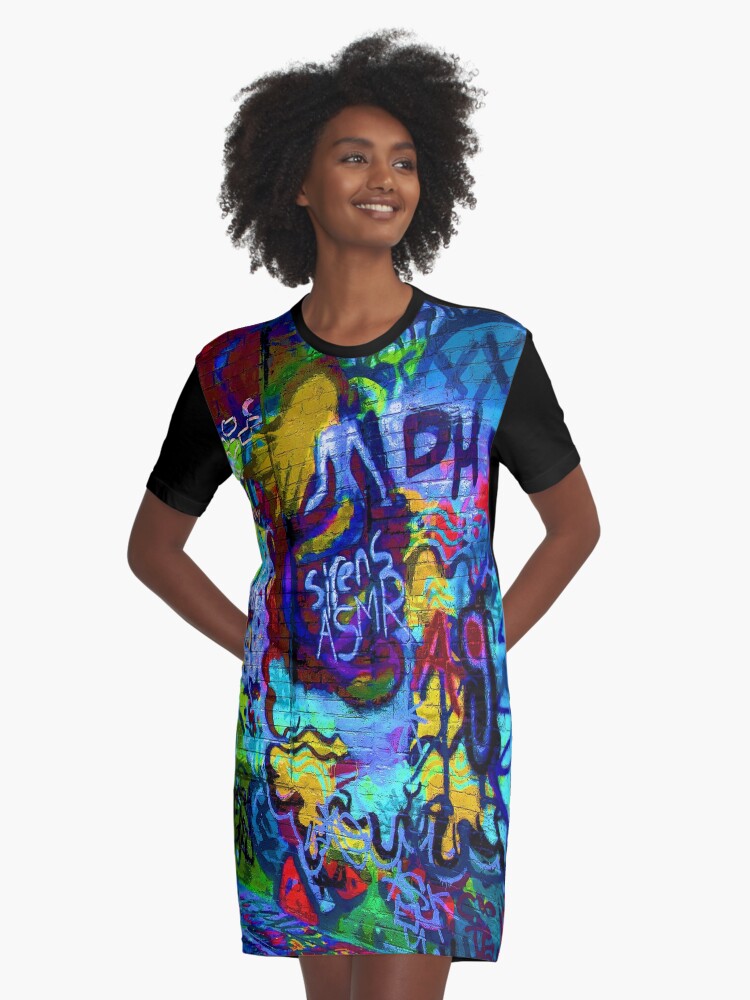 Graffiti t shirt dress sale