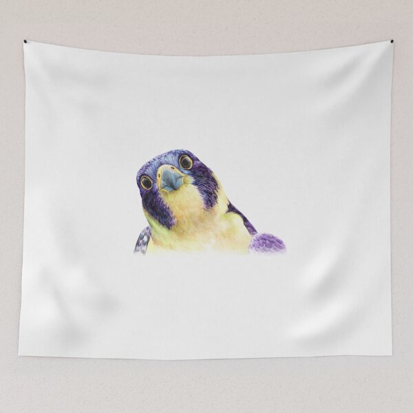 Item preview, Colorful Peregrine Falcon in Watercolor designed and sold by just-art.