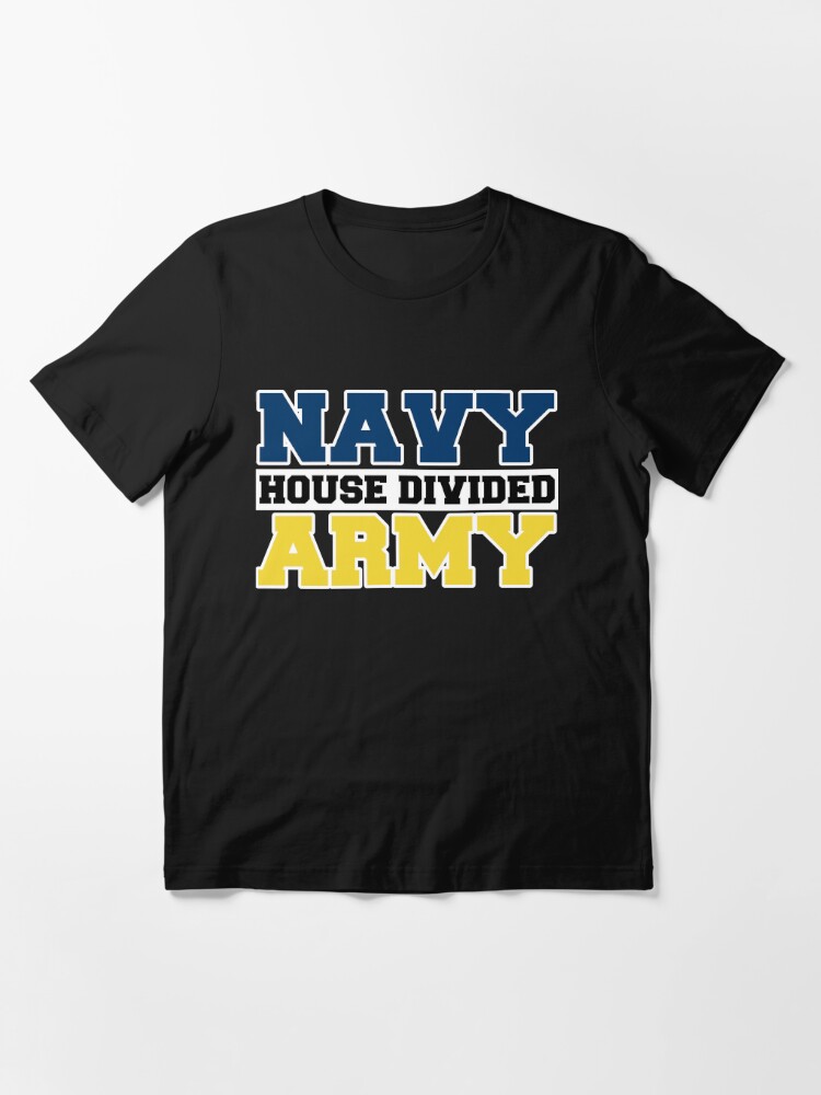 Alternate view of Navy House Divided Army Essential T-Shirt