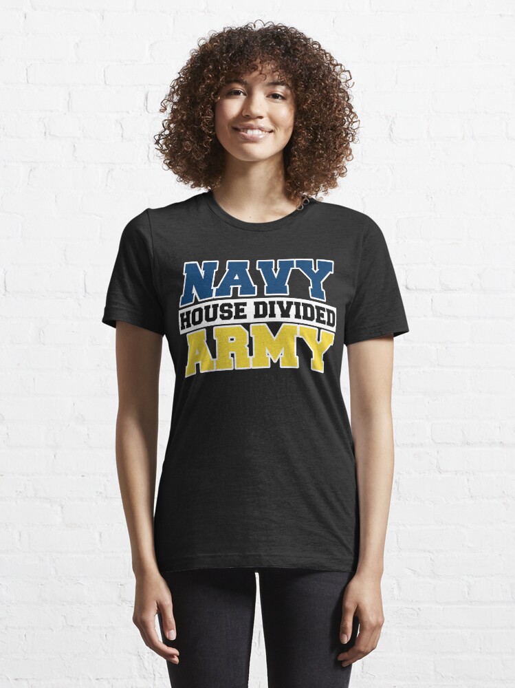 Alternate view of Navy House Divided Army Essential T-Shirt