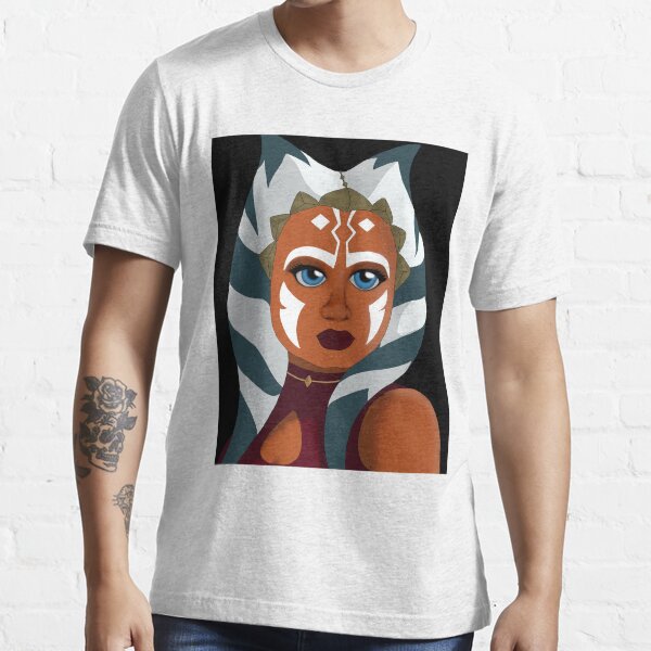 "Ahsoka Tano Black background " Tshirt for Sale by KatLia