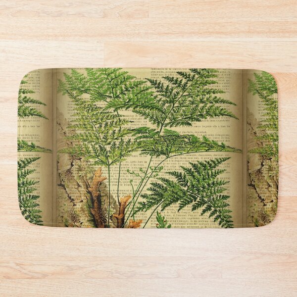 Item preview, Botanical print, on old book page - Fern designed and sold by Art by Lilia.
