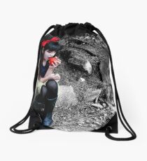 Snow White Drawstring Bag