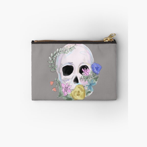 Item preview, Watercolor Floral Skull Art Anatomy Flowers Sketch  designed and sold by ampasternock.