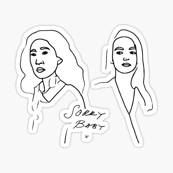 killing eve Pegatina