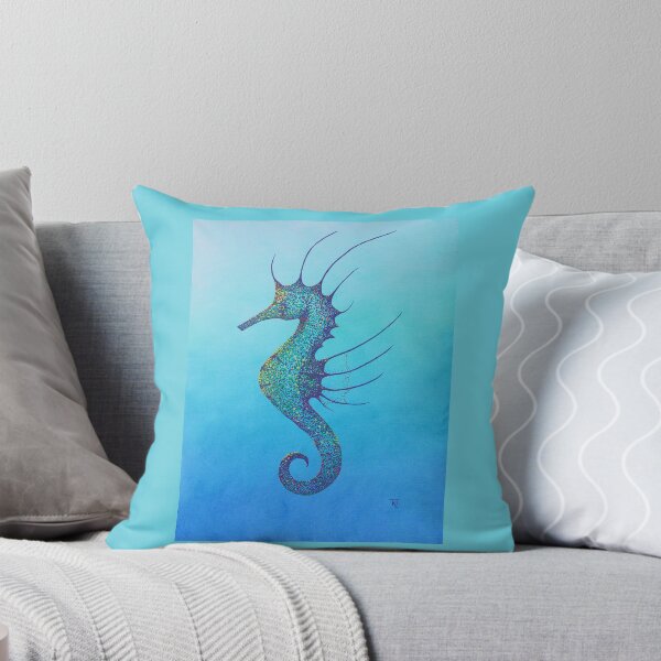 Item preview, Aqua Seahorse designed and sold by Karen  Todman -Aroca Designs-.