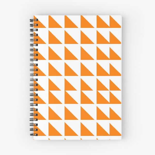 Item preview, Orange Geometric Triangle Pattern designed and sold by BeLightDesigns.