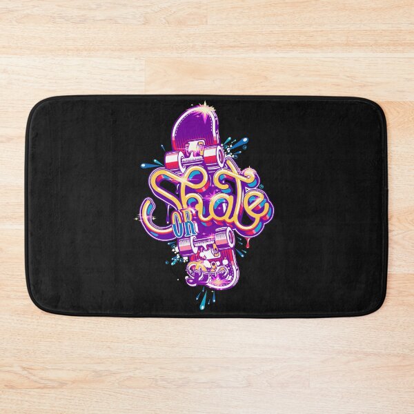 Item preview, Bright Skate or Die Graphic designed and sold by PODLizardWizard.