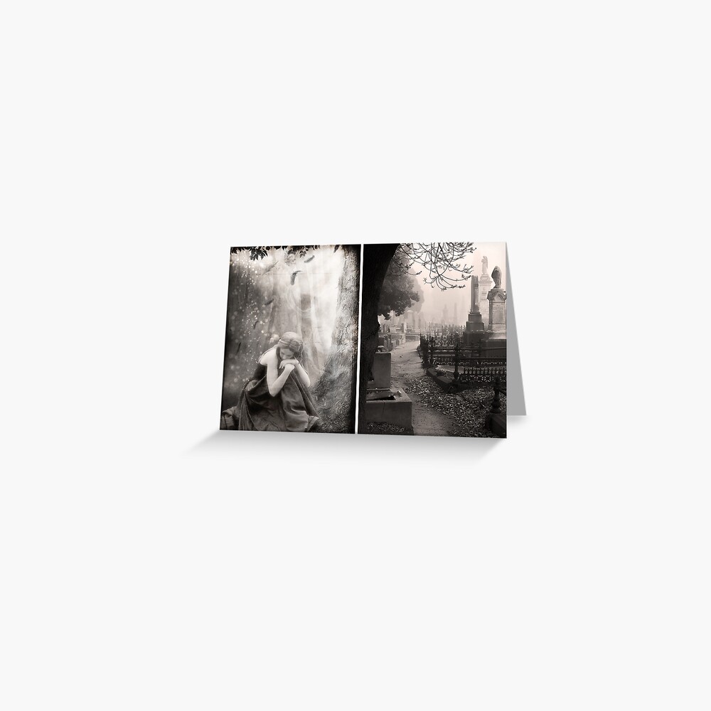 The End of All Hope - Diptych Greeting Card