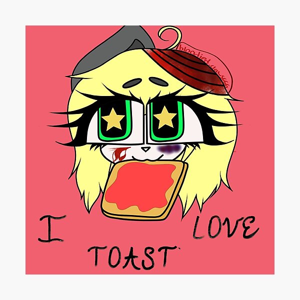 Item preview, I love toast designed and sold by Bloodied-Claws.