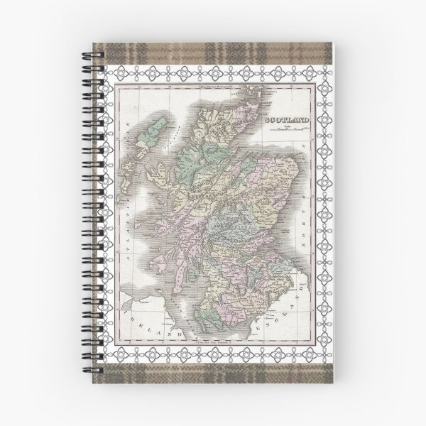 Item preview, Vintage Map of Scotland designed and sold by trendingfraser.