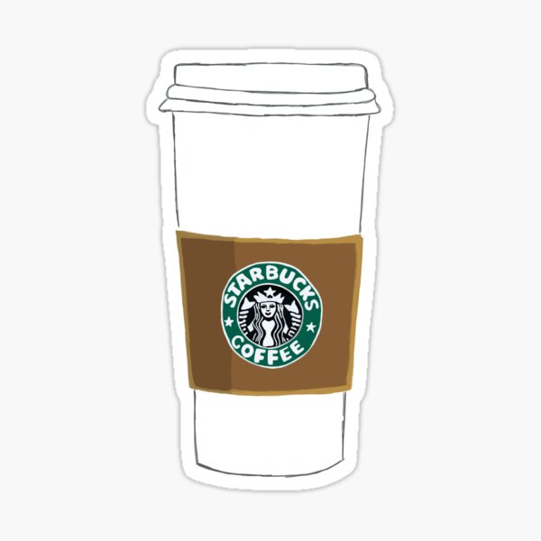 Starbucks cup Sticker.