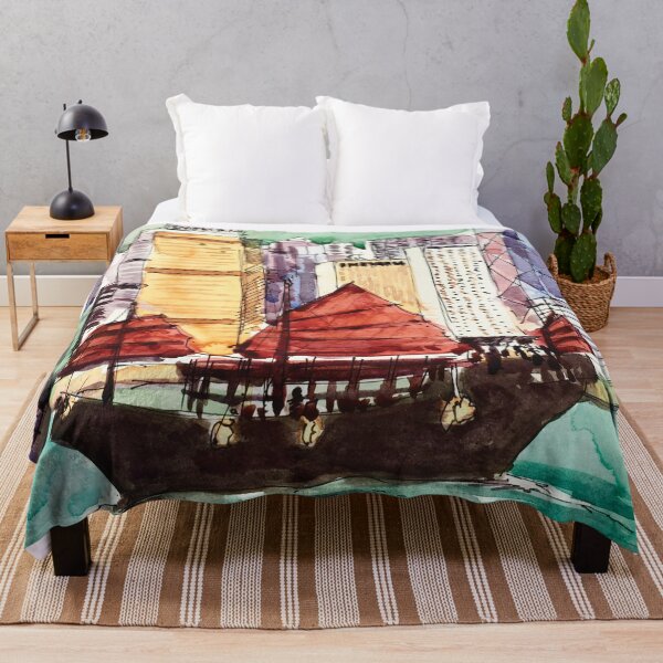 Item preview, Hong Kong Victoria Harbour Aqua Luna designed and sold by TheJoeyStudio.