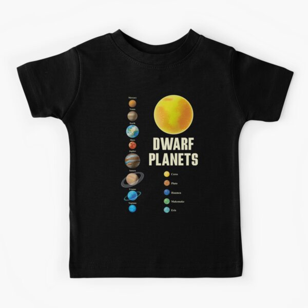 Solar System Kids and Adults Dwarf Planets Gift Tshirt Kids T-Shirt