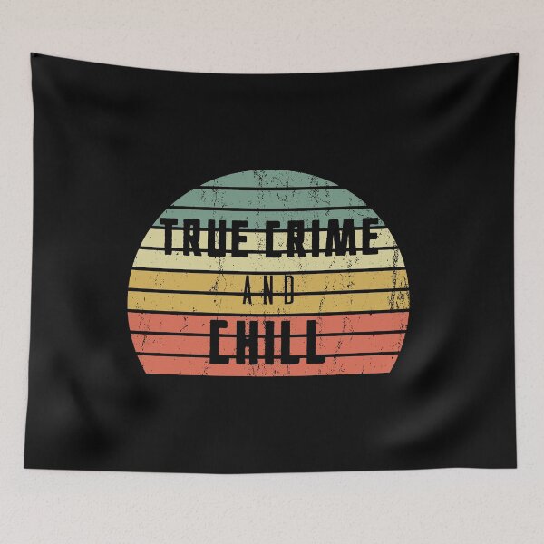 Item preview, Vintage Retro Sunset True Crime and Chill designed and sold by DSweethearts.