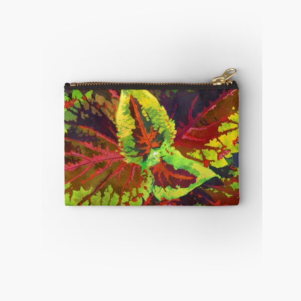 Artikelvorschau, Roter Bronzecoleus-Zierpflanze - botanischer Art Illustration entworfen und verkauft von AndreaHelmArt.