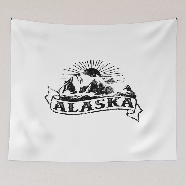 Item preview, Vintage Alaska Mountains Tattoo designed and sold by YuliyaR.