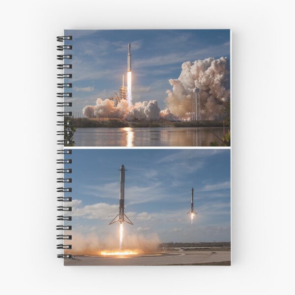 Item preview, SpaceX Falcon Heavy Liftoff and Landing (8K resolution) designed and sold by bobbooo.