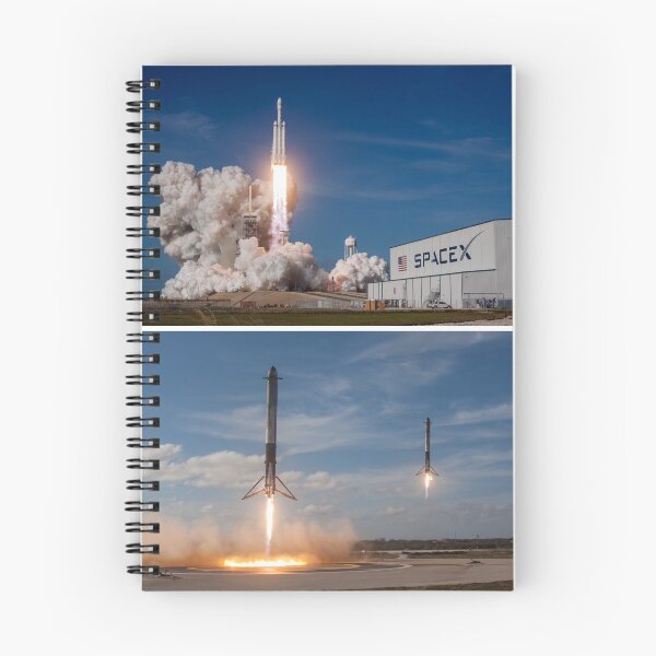 Item preview, SpaceX Falcon Heavy Liftoff and Landing (8K resolution) designed and sold by bobbooo.