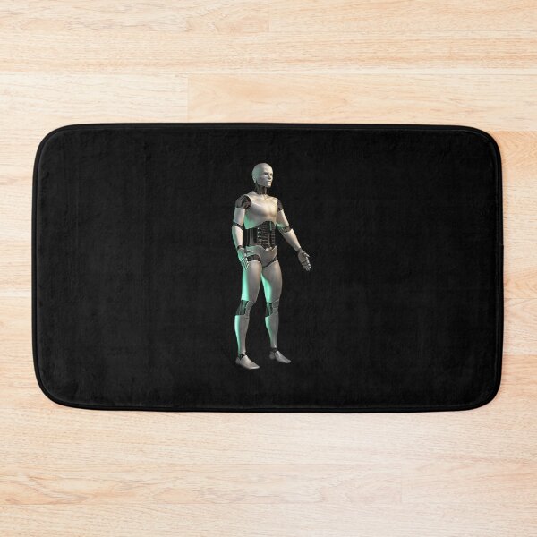Item preview, futuristic robot: male cyborg standing designed and sold by DottedYeti.
