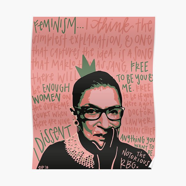 Ruth Bader Ginsburg. Poster