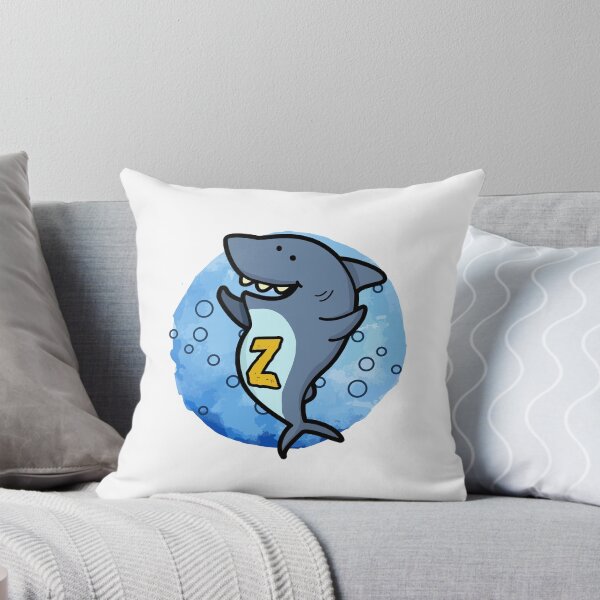 Item preview, Alphabet Letter Z Happy Shark designed and sold by kidsmonogram.